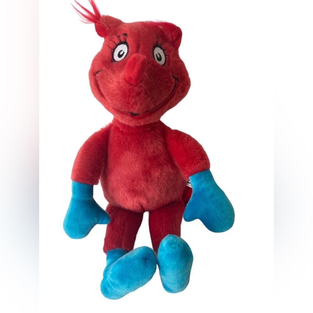 Aurora Dr. Seuss Fox in Socks 11” Plush Red Blue Stuffed Animal Toy 2018